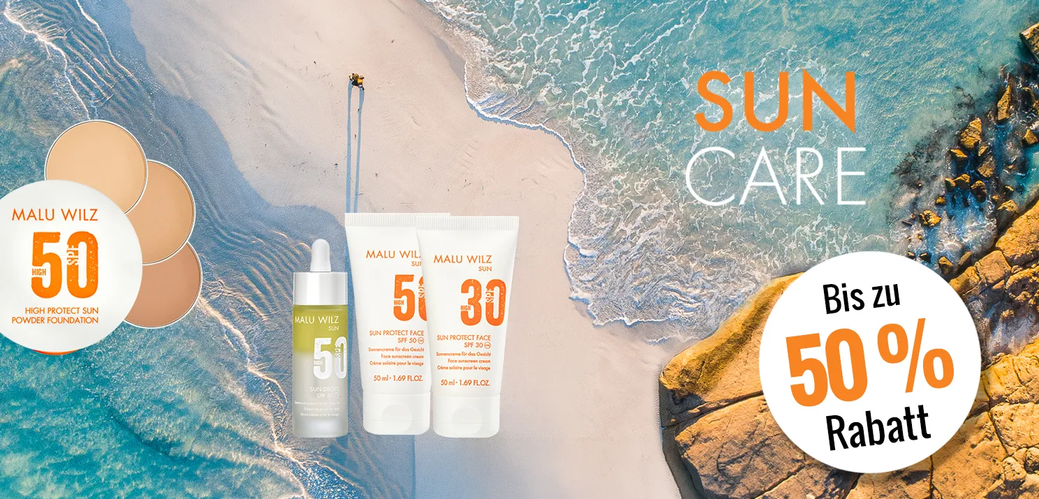Sun-Care Malu Wilz: Bis zu 50% Rabatt
