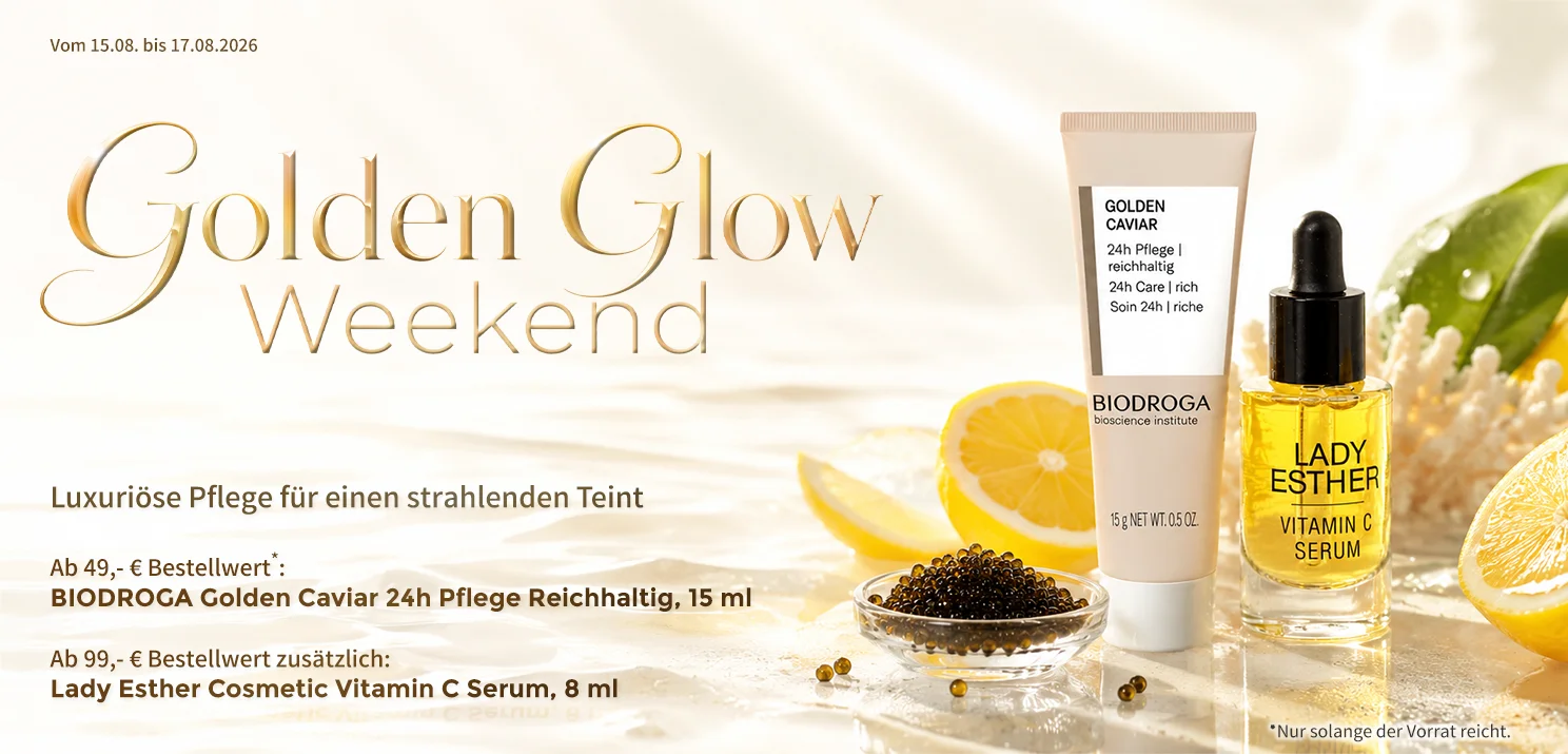 Ab 49,- € und 99,- € Bestellwert luxuriöse Pflegebeigaben gratis