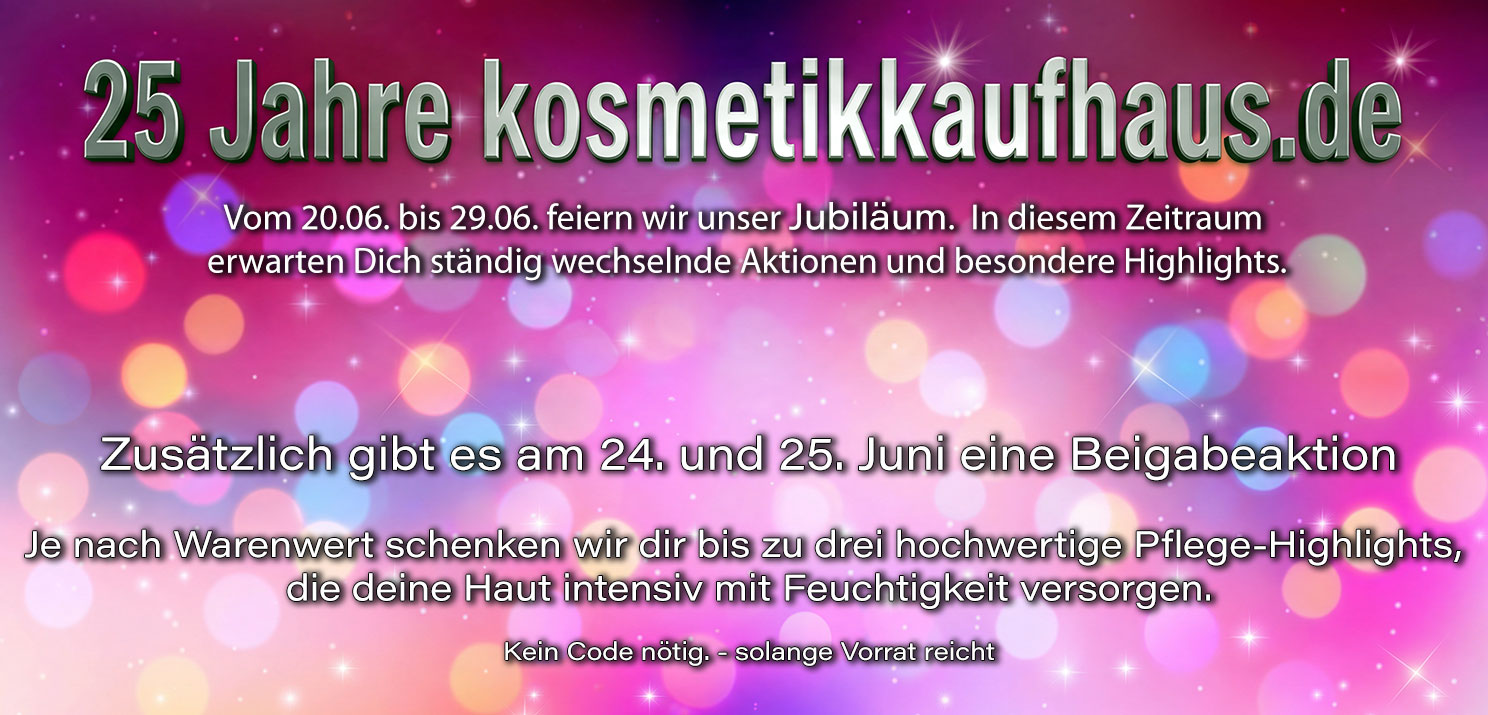Am 24. und 25. Juni schenken wir dir bis zu drei hochwertige Pflege Highlights, die deine Haut intensiv mit Feuchtigkeit versorgen.