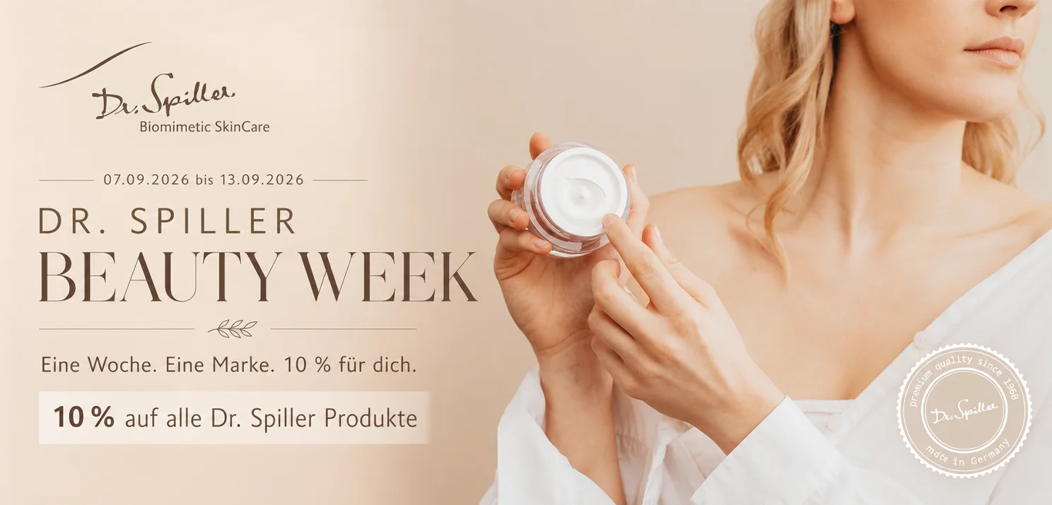 DR. SPILLER BEAUTY WEEK: Eine Woche lang 10 % auf alle Dr. Spiller Produkte