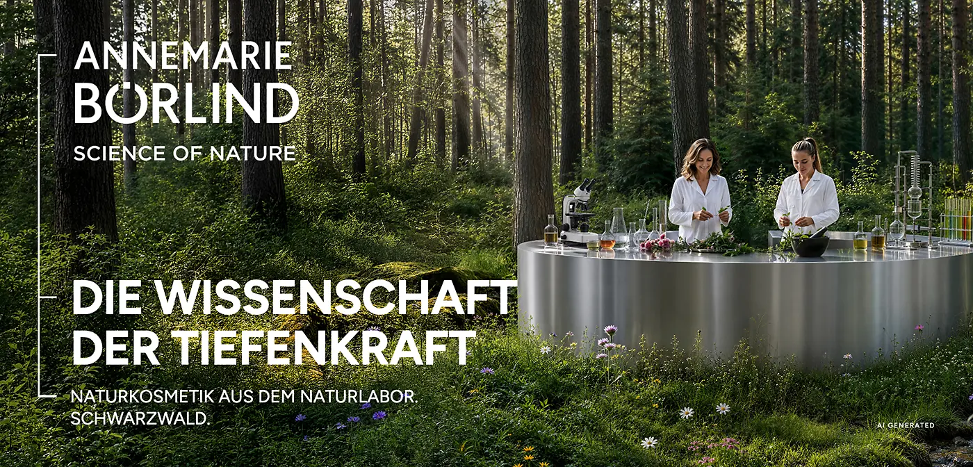 Bestellen Sie ANNEMARIE BÖRLIND bei kosmetikkaufhaus.de online! Bestellen Sie ANNEMARIE BÖRLIND bei kosmetikkaufhaus.de online! (KI generiert)