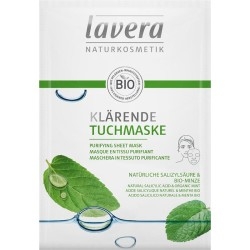 Lavera - Klärende Tuchmaske Bio-Minze & Salizylsäure